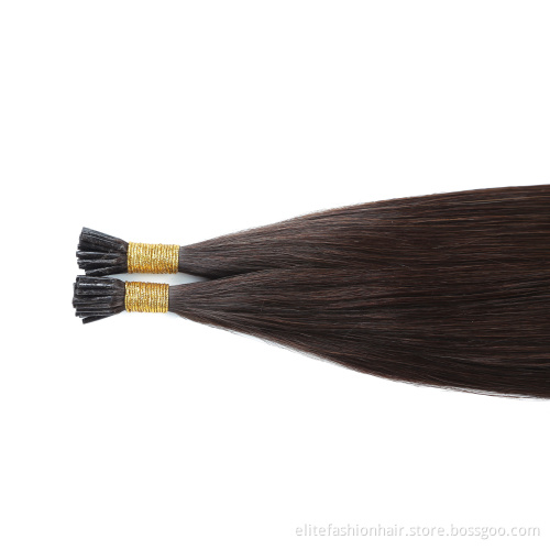 Wholesale I Tip Human Hair Extensions Straight 12''-26'' Virgin Hair Cuticle Remy Aligned Hair Extensions